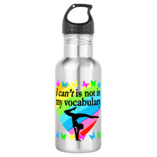 GYMNASTICS MÄDCHEN INSPIRATIONELLES DESIGN TRINKFLASCHE