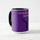 GYMNASTICS MAMA Kaffee Tasse. Tasse (Vorderseite Links)