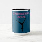 GYMNASTICS MAMA Kaffee Tasse. Tasse (Zentrum)