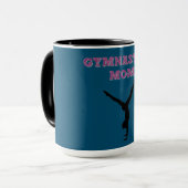 GYMNASTICS MAMA Kaffee Tasse. Tasse (Vorderseite Links)