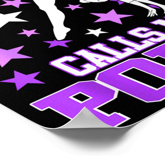 Gymnastics My Favorite Gymnast Calls Me Ppy  Poster (Ecke)