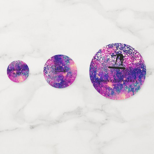 GYMNASTICS-PARTY KONFETTI (Vorderseiten)