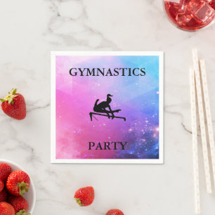 GYMNASTICS PARTY NAPKINS SERVIETTE