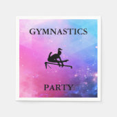 GYMNASTICS PARTY NAPKINS SERVIETTE (Vorderseite)