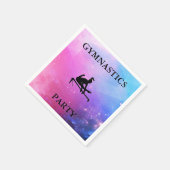 GYMNASTICS PARTY NAPKINS SERVIETTE (Ecke)