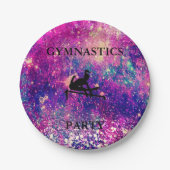 GYMNASTICS-PARTY PAPPTELLER (Vorderseite)