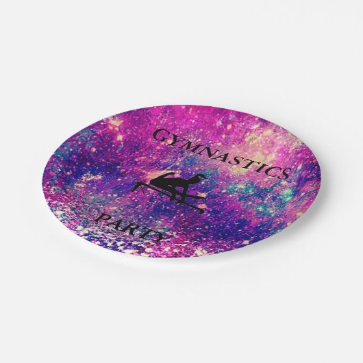 GYMNASTICS-PARTY PAPPTELLER (Schrägansicht)