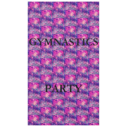 GYMNASTICS PARTY TABLECLOTH TISCHDECKE (Vorderseite)
