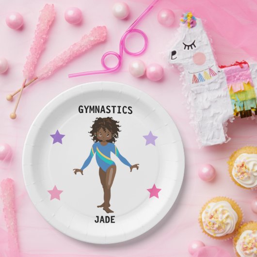 GYMNASTICS PARTY TELLER FÜR MÄDCHEN PERSONALISIER (Party)