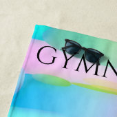 GYMNASTICS PASTEL CAMOUFLAGE BEACH TOWEL! STRANDTUCH (Beispiel)