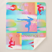 GYMNASTICS PASTEL CAMOUFLAGE BLANKET SHERPADECKE (Vorderseite)