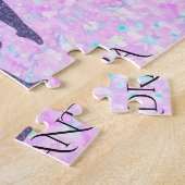 GYMNASTICS Pastellpuzzle mit personalisiertem Name Puzzle (Seite)