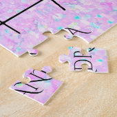 GYMNASTICS Pastellpuzzle mit personalisiertem Name Puzzle (Seite)