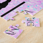 GYMNASTICS Pastellpuzzle mit personalisiertem Name Puzzle (Seite)