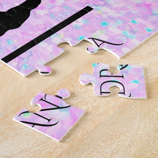 GYMNASTICS Pastellpuzzle mit personalisiertem Name Puzzle (Seite)