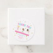 Gymnastics Pink Birthday Party Geschenkanhänger (Beispiel)