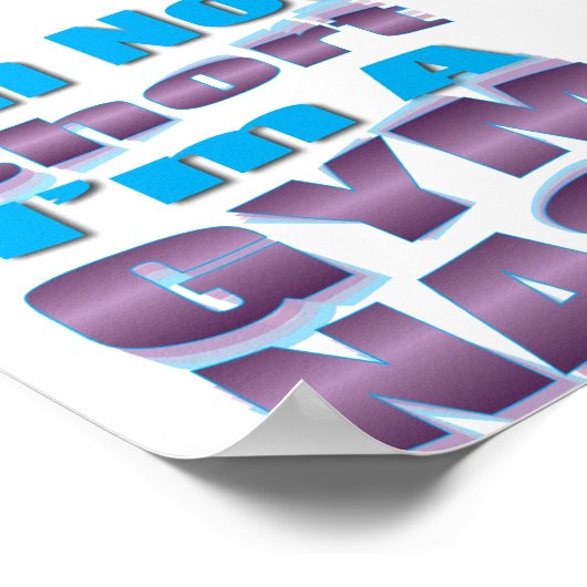 GYMNASTICS Poster (Ecke)