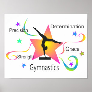 Gymnastics - Precision Strength Determination Grac Poster