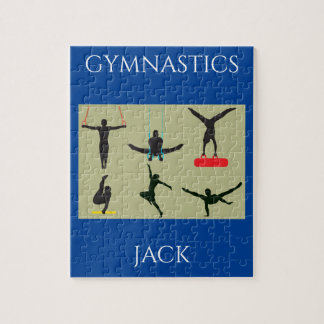 "GYMNASTICS-Puzzle für Jungen mit personalisiertem Puzzle