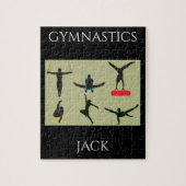 "GYMNASTICS-Puzzle für Jungen mit personalisiertem Puzzle (Vertikal)