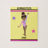 GYMNASTICS PUZZLE FÜR MÄDCHEN PERSONALISIERT (Vertikal)