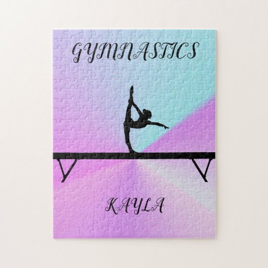 GYMNASTICS PUZZLE PERSONALISIERT! (Vertikal)