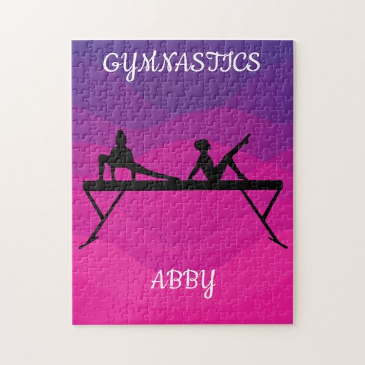 GYMNASTICS PUZZLE PERSONALISIERT! (Vertikal)
