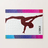 GYMNASTICS PUZZLE PERSONALISIERT! (Horizontal)