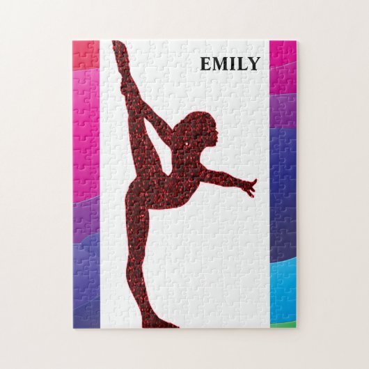 GYMNASTICS PUZZLE PERSONALISIERT! (Vertikal)