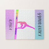 GYMNASTICS PUZZLE PERSONALISIERT! (Horizontal)