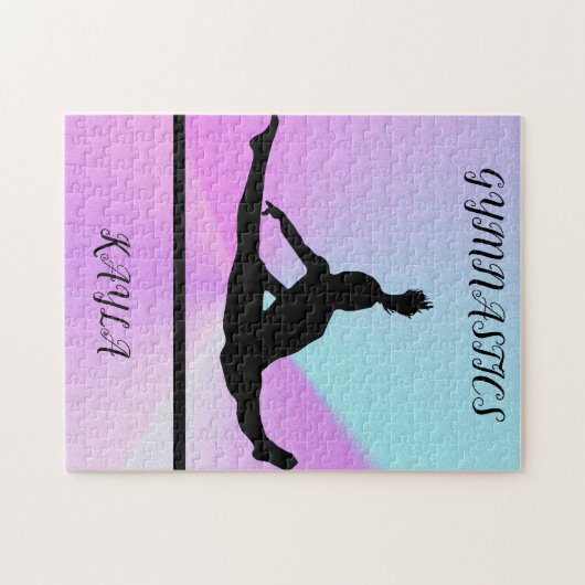 GYMNASTICS PUZZLE PERSONALISIERT! (Horizontal)