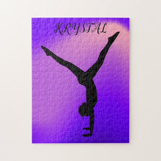 GYMNASTICS PUZZLE PERSONALISIERT! (Vertikal)
