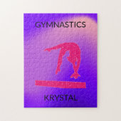 GYMNASTICS PUZZLE PERSONALISIERT! (Vertikal)
