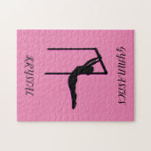 GYMNASTICS PUZZLE PERSONALISIERT! (Horizontal)