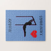 GYMNASTICS PUZZLE PERSONALISIERT! (Horizontal)