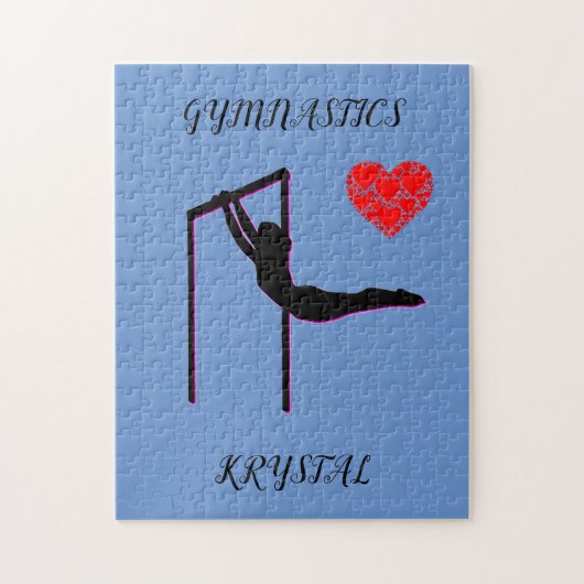 GYMNASTICS PUZZLE PERSONALISIERT! (Vertikal)