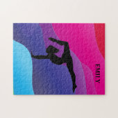 GYMNASTICS PUZZLE PERSONALISIERT! (Horizontal)