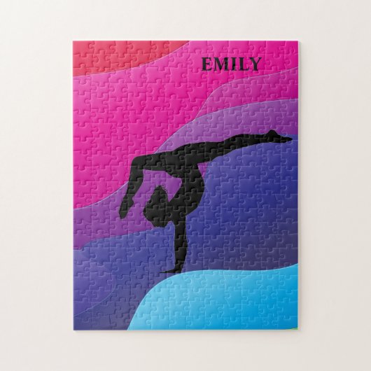GYMNASTICS PUZZLE PERSONALISIERT! (Vertikal)