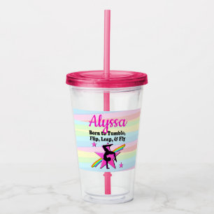 GYMNASTICS QUEE ACRYLTRINKBECHER