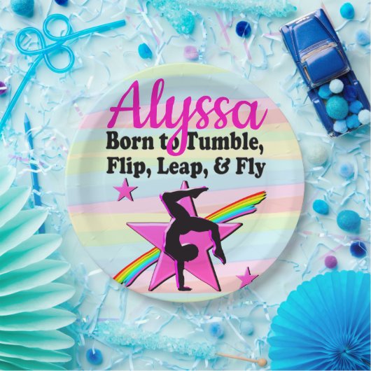 GYMNASTICS QUEE PAPPTELLER (Party)