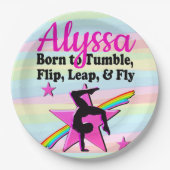 GYMNASTICS QUEE PAPPTELLER (Vorderseite)