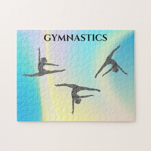 "GYMNASTICS" Regenbogen Puzzle (Horizontal)