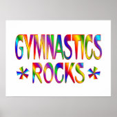 GYMNASTICS ROCKS POSTER (Vorne)