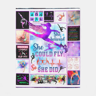 Gymnastics - She believed she could fly Qbs TTA Fleecedecke