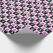 GYMNASTICS STAR WRAPPING PAPIER GESCHENKPAPIER (Ecke)