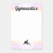 GYMNASTICS STATIONERY - Post-it Notes 4"x 6" Post-it Klebezettel (Vorderseite)