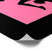 GYMNASTICS SUPER STAR PERSONALISIERT POSTER (Ecke)