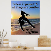 GYMNASTICS TRÄUMT PERSONALISIERTES POSTER (Küche)