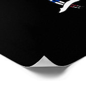 Gymnastics USA Flag Gymnast Gymnastic Sports Lover Poster (Ecke)