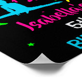 Gymnastics welcome party sign Tumbling Party Decor Poster (Ecke)